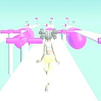 Girly Race Runner Game Cover