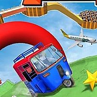 Tuk Tuk Speed Up Mega Ramp Stunt Game Cover