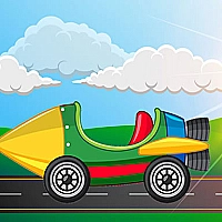 Colorful Vehicles Memory Game Cover