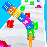Cube Stack 2048 Game Cover