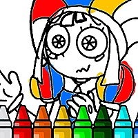 Pomni Coloring Book Game Cover