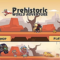 Prehistoric World Adventure Game Cover
