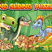 Dino Sliding Puzzles Game Cover
