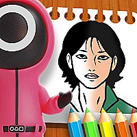 Squid Coloring Book Game Cover