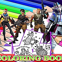 Coloring Book for Fortnite Game Cover