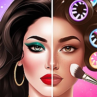 Fashion Makeup And Dress Up Game Cover