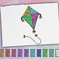 Glitter Toys Coloring Book Game Cover