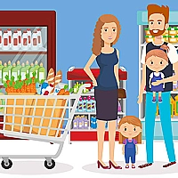 Happy Shopping Jigsaw Game Cover
