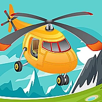 Helicopter Jigsaw Game Cover
