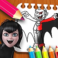 Hotel Transylvania Coloring Book Game Cover