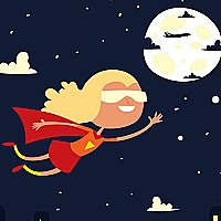 Kids Superheroes Memory Game Cover