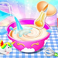 Unicorn Cake Make Game Cover