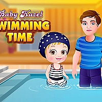 Baby Hazel Swimming Time Game Cover
