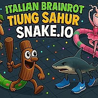 Italian Brainrot Tung Sahur Snake.io Game Cover