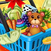 Kids Go Shopping Supermarket Game Cover