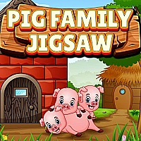 Pig Family Jigsaw Game Cover
