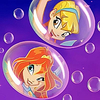 Draw Winx Bubble Path Game Cover