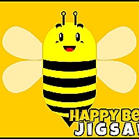 Happy Bees Jigsaw Game Cover