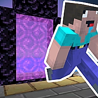 Noob Steve Parkour Game Cover