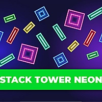 Stack Tower Neon: Keep Blocks Balance Game Cover