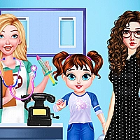 Baby Taylor Check Up Doctor Game Cover