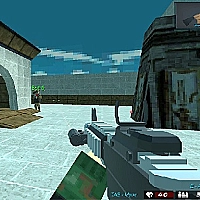 Blocky combat Shooting Arena 3D Pixel Game Cover