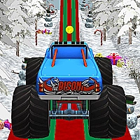 Christmas Monster Lastwagen Game Cover