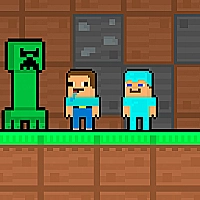 Noob and Pro Monster School Game Cover