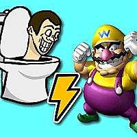 Skibidi Toilet vs Wario Game Cover
