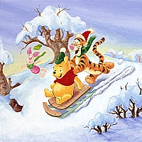 Winnie the Pooh Christmas Jigsaw Puzzle 2 Game Cover