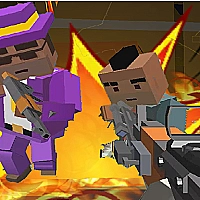 Advanced Blocky Gangster Warfare Game Cover