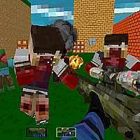 Blocky Combat Swat Zombie Survival 2022 Game Cover