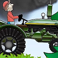Tractor Driving Hill Climb 2D Game Cover
