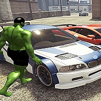 Chained Car vs Hulk Game Cover