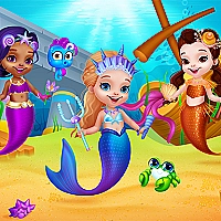 Little Mermaids Dress Up Game Cover