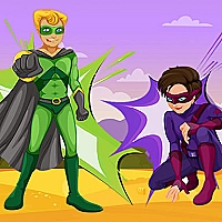 Superheroes Jigsaw Game Cover