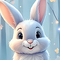 Easter Bunny Coloring Book Game Cover