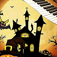Halloween Piano Tiles Game Cover