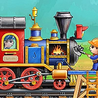 Trains For Kids Game Cover