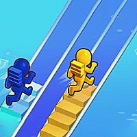 Bridge Ladder Race Stair game Game Cover