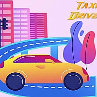 City Taxi Driver Game Cover