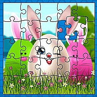Funny Easter Eggs Jigsaw Game Cover