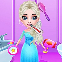 Ice Princess Beauty Salon Game Cover