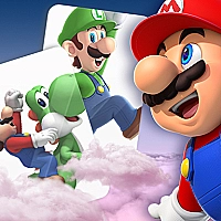 Mario Card Match Game Cover