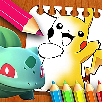 Pokemon Coloring Book for kids Game Cover