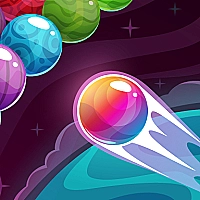 Bubble Shooter Colored Planets Game Cover