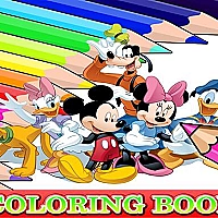Coloring Book for Mickey Mouse Game Cover