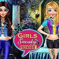 Girls Sneaky Fashion Game Cover