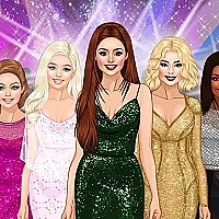 Red Carpet Dress Up for Girl Game Cover