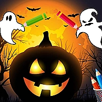 Scary Party Coloring Game Cover